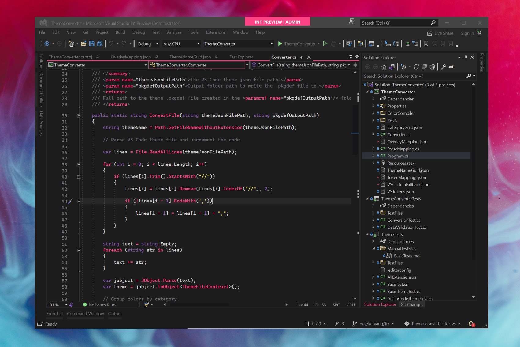 Visual Studio Preview